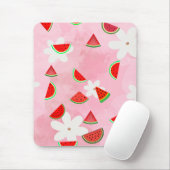 スイカ開花-おもしろい夏の花パターン» マウスパッド (マウス)