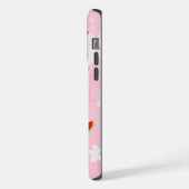 スイカ開花-おもしろい夏の花パターン» iPhoneケース (左側面)