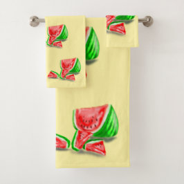 スイカ風呂タオル – 色を選択 バスタオルセット