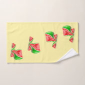 スイカ風呂タオル – 色を選択 バスタオルセット (ハンドタオル)