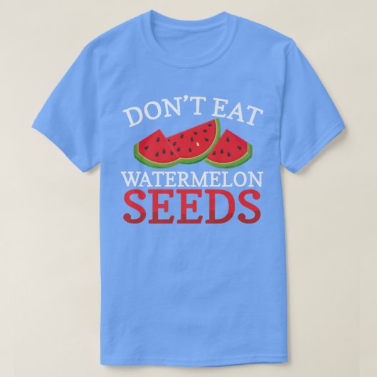 スイカ食べの種夏の妊娠期間 Tシャツ (デザイン正面)