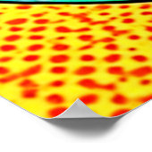 スイカ鮮やかアポップ・アートのート ポスター (角)