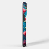 スイカ鮮やかスライス水中 – リフレッシュ iPhoneケース (右側面)