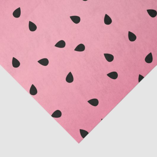 スイカ黒い種子サマーバイブジューシーなピンク 薄葉紙 (詳細)