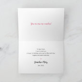 スイカ1歳の女の子のための誕生日カード カード (内部)