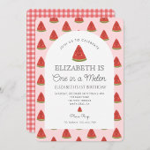 スイカ1歳の誕生日 招待状