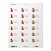 スイカ1歳 ラベル (フルシート)