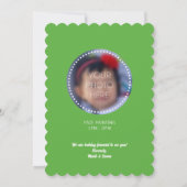 スイカ1st誕生日招待状と写真 招待状 (裏面)