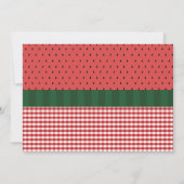 スイカ1st誕生日招待状 招待状 (裏面)