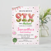 スイカ6h誕生日パーティーの招待状 招待状 (スタンド正面)