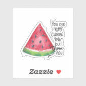 スイカ・イエスがあなたに信仰のステッカーを選んだ シール (シート)