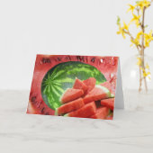 スイカ カード (黄色い花)