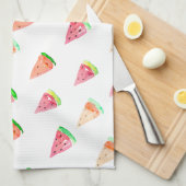 スイカ キッチンタオル (四つ折り)