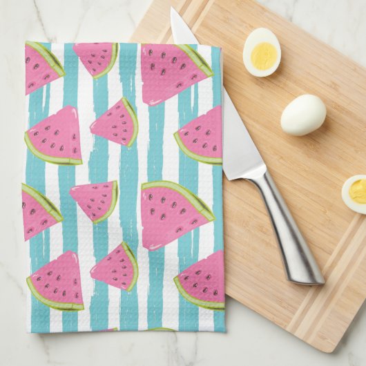 スイカ キッチンタオル (四つ折り)