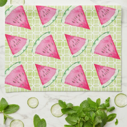 スイカ キッチンタオル (折り畳み)