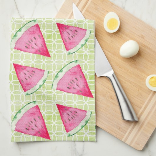 スイカ キッチンタオル (四つ折り)