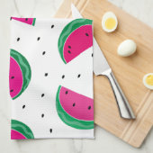 スイカ。 キッチンタオル (四つ折り)