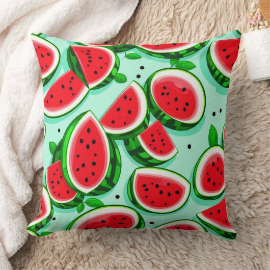 スイカ クッション (ブランケット)