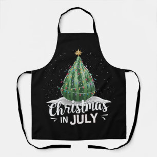 スイカ クリスマスツリー 7月のクリスマス サマー エプロン