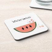 スイカ コースター (左側)