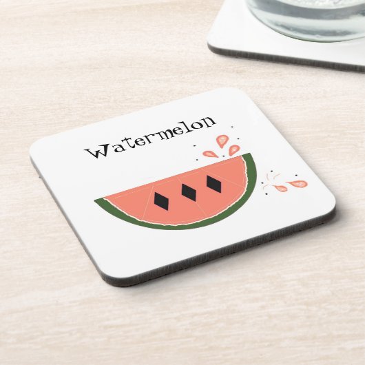 スイカ コースター (左側)