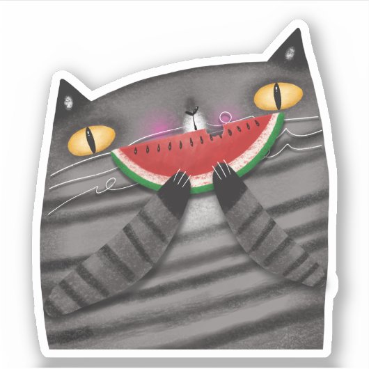 スイカ シール (正面)