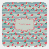 スイカ スクエアシール (正面)