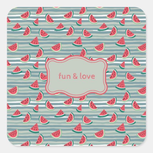 スイカ スクエアシール (正面)