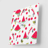 スイカ スクエア壁時計 (傾斜)