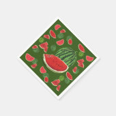 スイカ・スライス スタンダードカクテルナプキン (角)