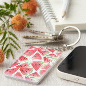 スイカ・スライス・パターン キーホルダー (正面右)