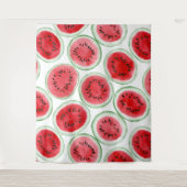 スイカ・スライス・パターン タペストリー (正面)