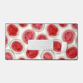 スイカ・スライス・パターン デスクマット (キーボード&マウス)