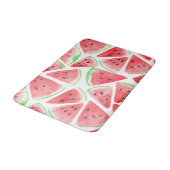 スイカ・スライス・パターン バスマット (アングル)