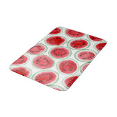 スイカ・スライス・パターン バスマット (アングル)