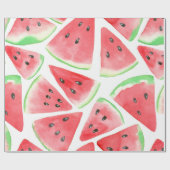 スイカ・スライス・パターン ラッピングペーパー (フラット)