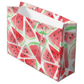 スイカ・スライス・パターン ラージペーパーバッグ (正面アングル)