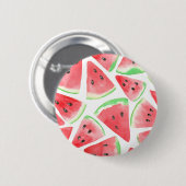 スイカ・スライス・パターン 缶バッジ (正面&裏面)