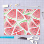 スイカ・スライス・パターン 薄葉紙 (クラフト)