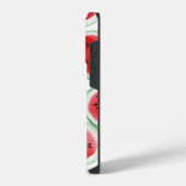 スイカ・スライス・パターン iPhoneケース (左側面)