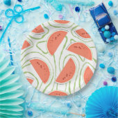 スイカ・スライス ペーパープレート (パーティー)