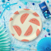 スイカ・スライス ペーパープレート (パーティー)