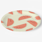 スイカ・スライス ペーパープレート (アングル)