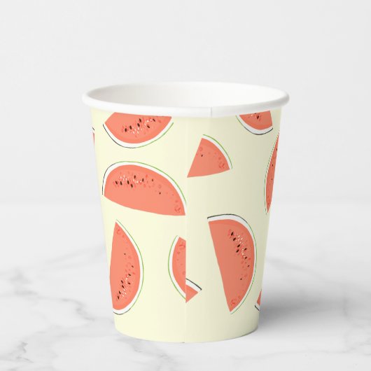 スイカ・スライス 紙コップ (右)