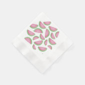 スイカ・スライス 縁ありカクテルナプキン (角)