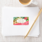 スイカ、トロピカルパーム葉 ラベル (インサイチュ)