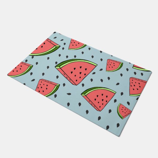 スイカ ドアマット (アングル)