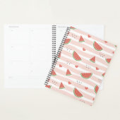 スイカ、ハート、ストライプ夏のパターン プランナー手帳 (ディスプレー)
