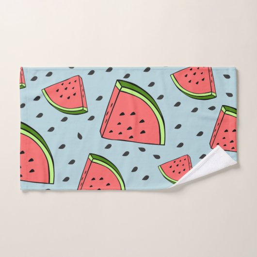 スイカ バスタオルセット (ハンドタオル)