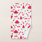 スイカ バスタオルセット (ハンドタオル)